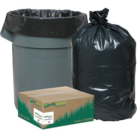 WEBSTER 10 gal Trash Bags, S, 0.85 mil (22 Micron), Black, 500 PK WBIRNW2410